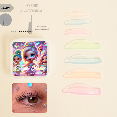 Fairy Disco Silicone Shields (M/L curl) 🪩🧚♀️