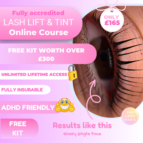 Lash Lift & Tint Online Course (BEGINNER & ADVANCED LEVEL)