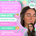 Brow Lamination, Tinting & Waxing Accredited Course (BEGINNER/FOUNDATION LEVEL)