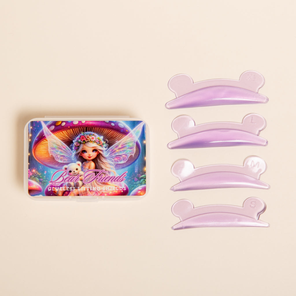 Bear Friends Lash Lifting Shields (GLUELESS) 🐻💜